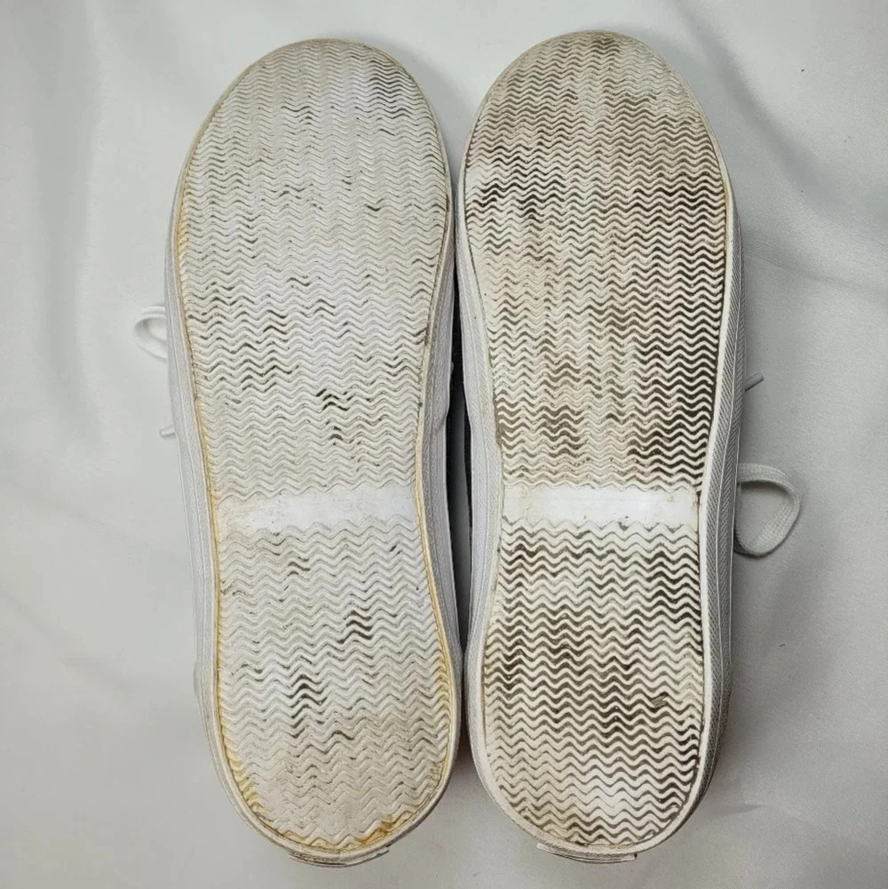 The Bradford Exchange Black Canvas Sneakers with White Soles and Laces - Picture 6 of 9